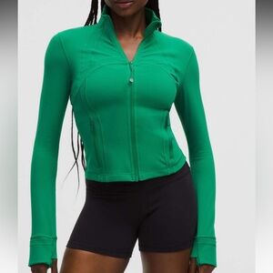lululemon athletica Racer Green cropped define Jacket